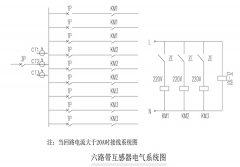 ZE-101六路路燈集中控制器電氣系統圖